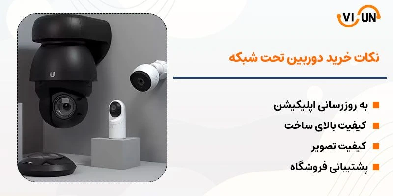 در هنگام خرید دوربین های تحت شبکه ip بایستی به چه مواردی دقت کرد؟ - فروشگاه ویسان