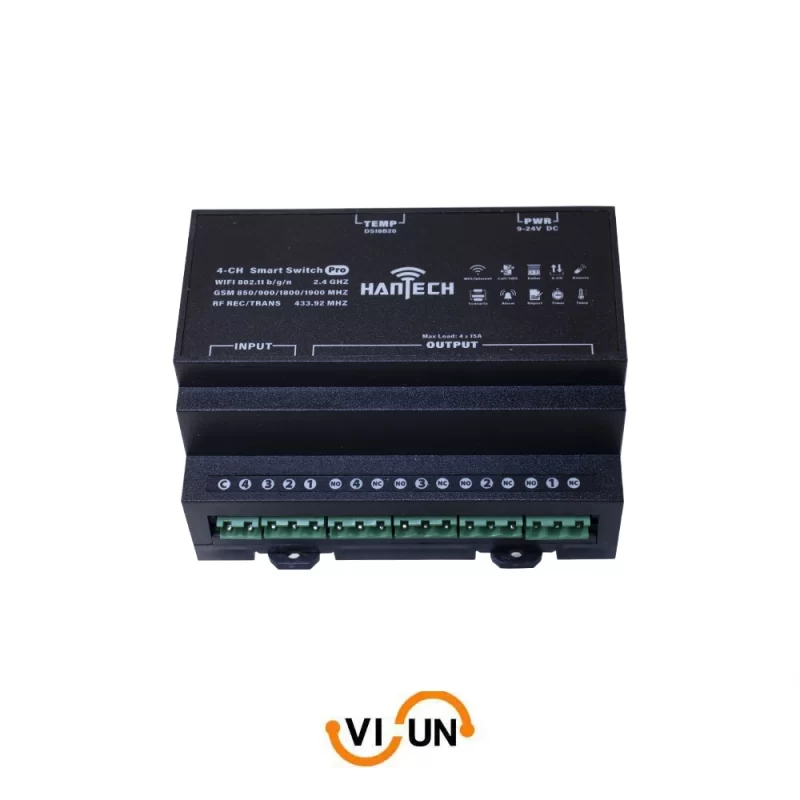 رله هوشمند 4 کانال هانتک - visun.ir