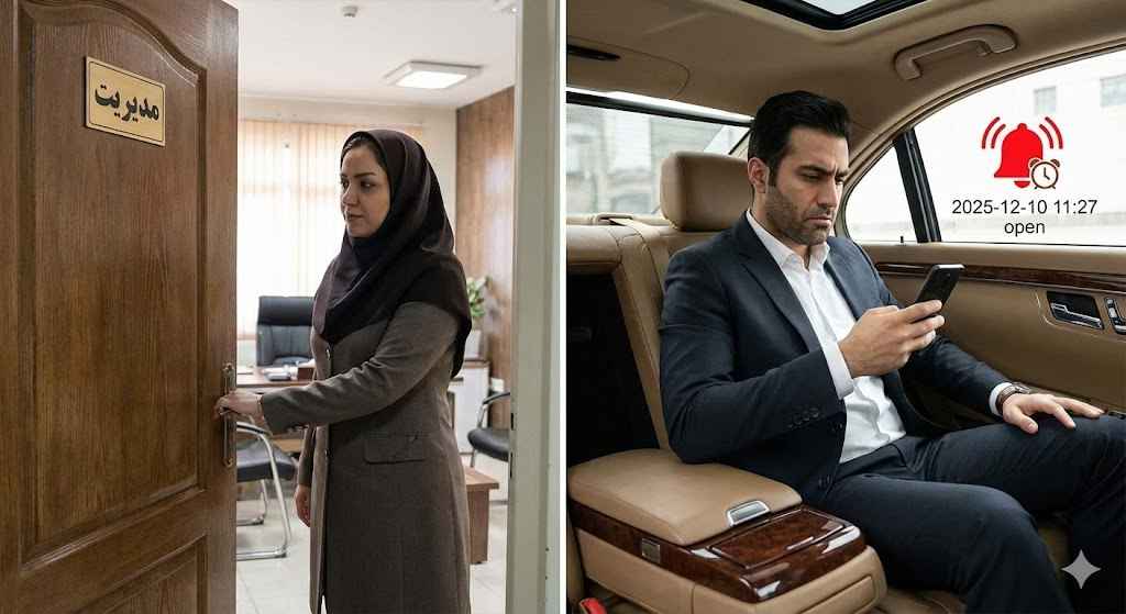 سنسور در و پنجره وای فای تویا برای ادارات 