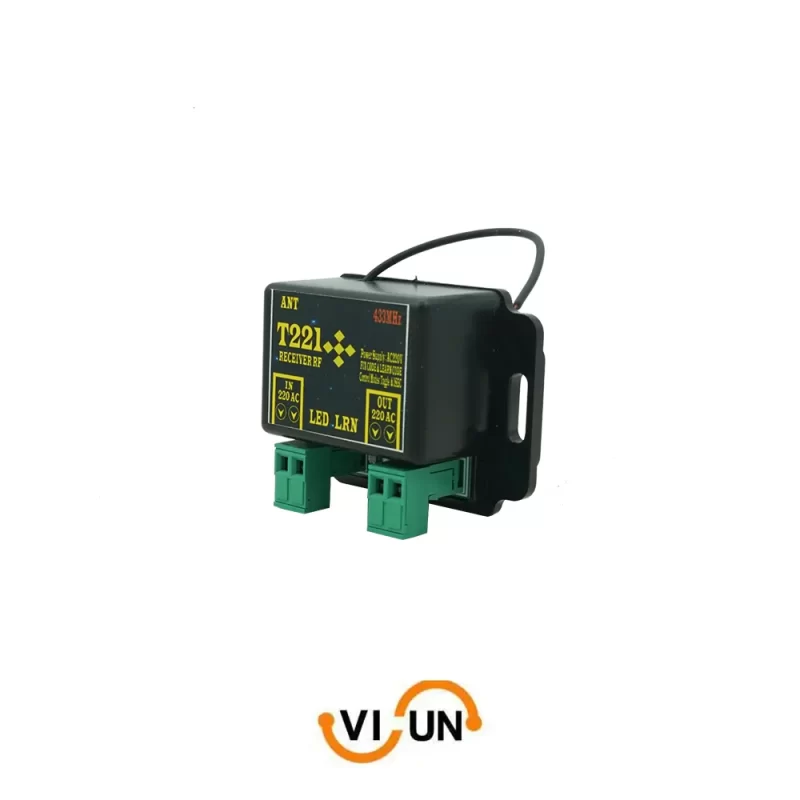 گیرنده و فرستنده ریموتی تک کانال T221