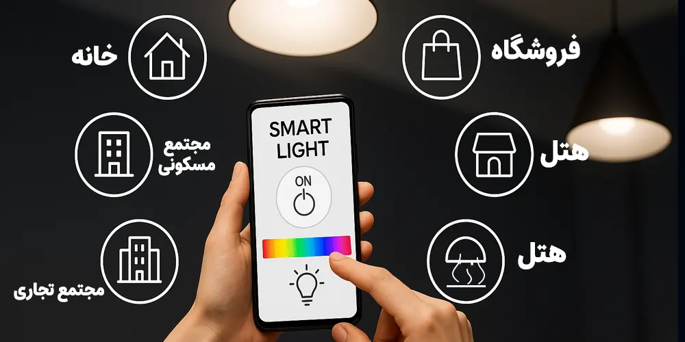 کاربرد سیستم نورپردازی هوشمند