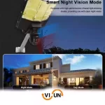 دوربین پروژکتور خورشیدی ws3118 با دو لنز و نرم افزار v380