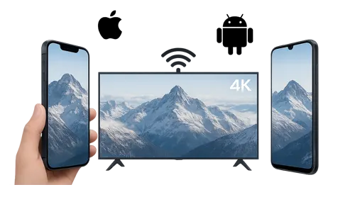 انتقال تصویر با گوشی اندزوید و آیفون