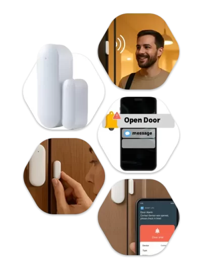 ویژگی‌های سنسور درب و پنجره وای فای