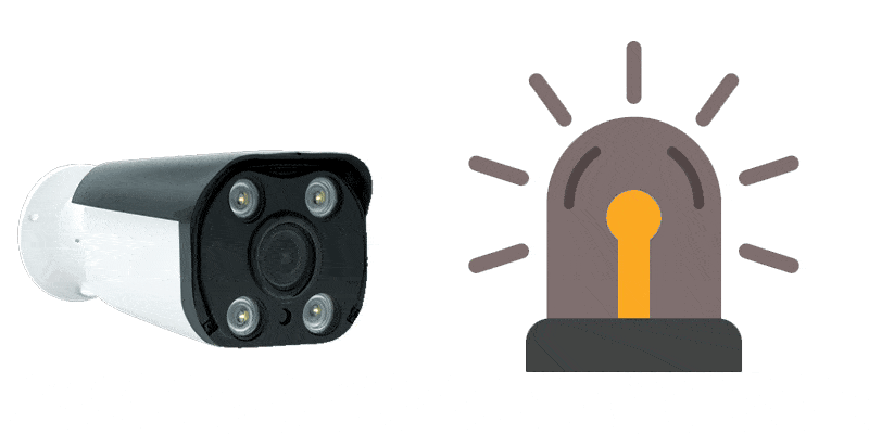 دوربین تشخیص انسان روی دزدگیر 13 cctv cameras as alarm systems