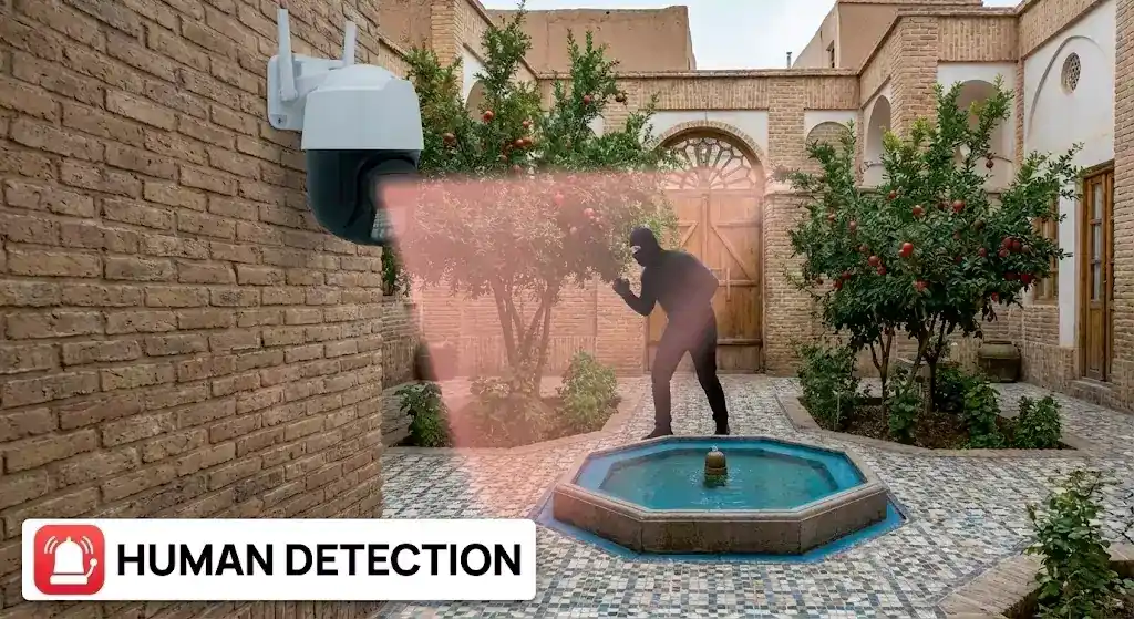 دوربین سیمکارتی تک لنز ws2131 6 قابلیت ai دوربین تک لنز سیمکارتی ws3127