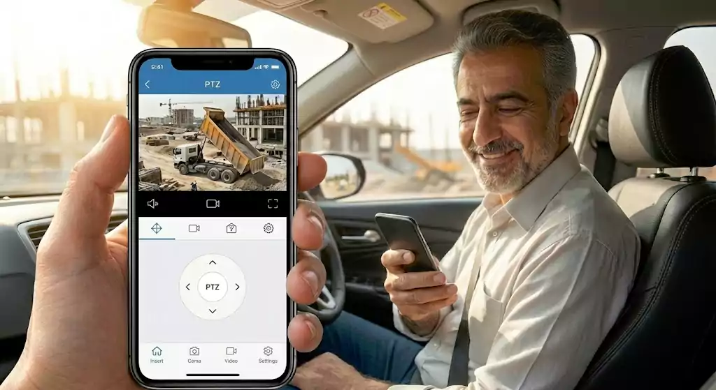 دوربین اسپیددام تحت شبکه ip8000 4 نظارت آنلاین دوربین ip8000