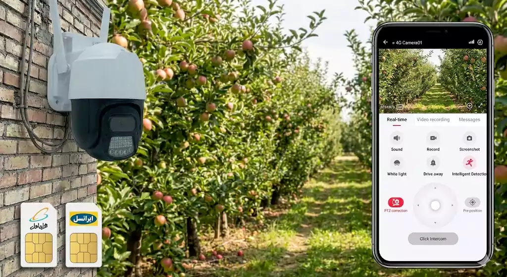 دوربین سیمکارتی تک لنز ws2131 4 دوربین سیمکارتی ws3121 با قابلیت پشتیبانی از سیمکارت 4g