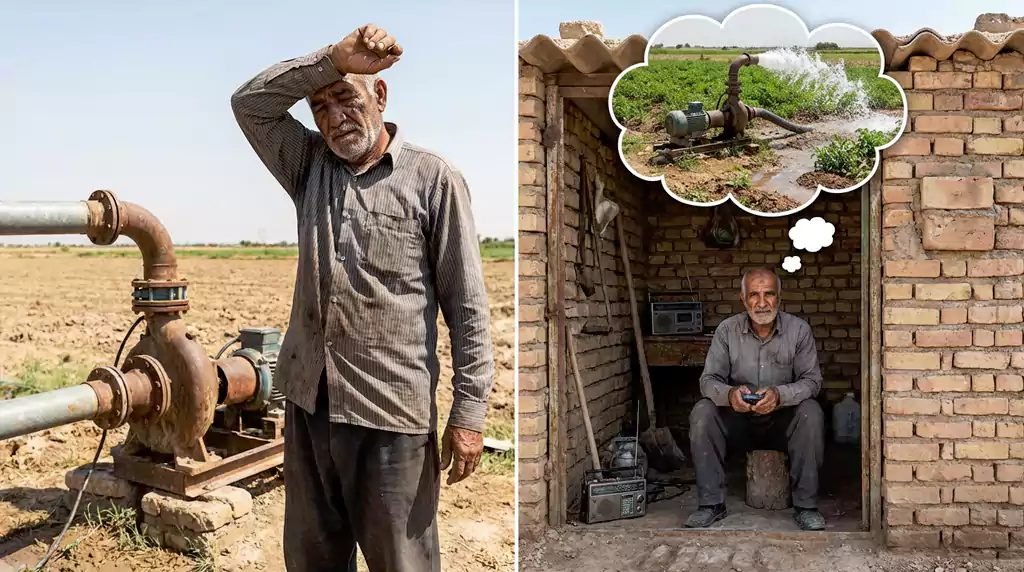 فرستنده و گیرنده ریموتی 4 کانال 40 آمپر 3 کنترل پمپ کشاورزی با ریموت از طریق فرستنده گیرنده ریموتی4 کانال 40 آمپر انیکسو