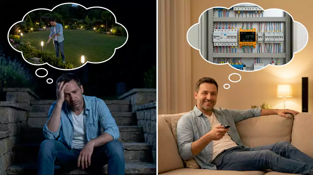 فرستنده و گیرنده ریموتی 4 کانال 40 آمپر 2 کنترل چراغ با مد فیلیپ فلاپ کنترل ریموتی nx43 pro