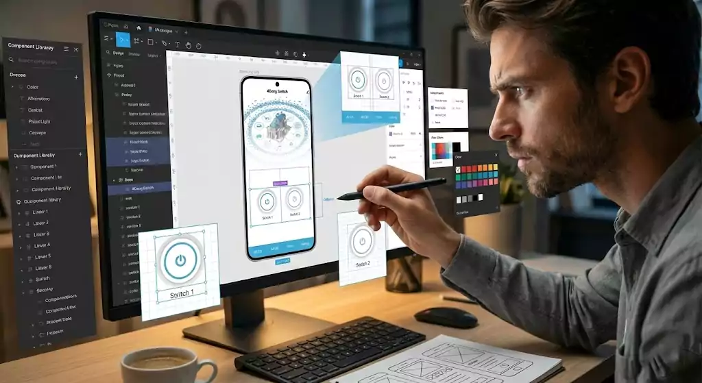 طراحی دقیق اپلیکیشن اسمارت لایف- مدل دو پل
