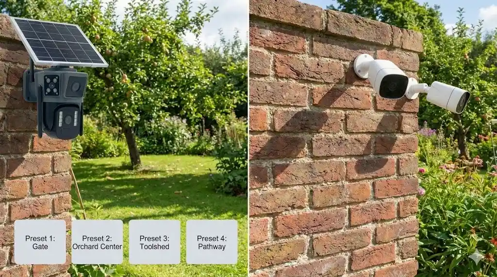 دوربین سیمکارتی خورشیدی ws3127 4 نصب یک دوربینخورشیدی به جای چند مداربسته