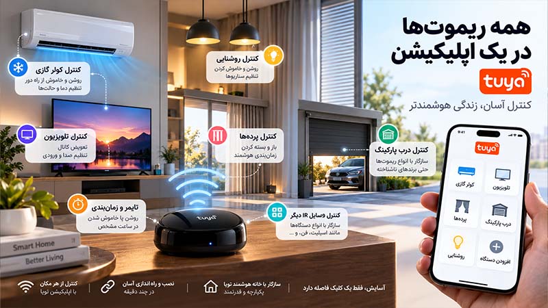 ریموت کنترل هوشمند تویا چه امکاناتی دارد؟