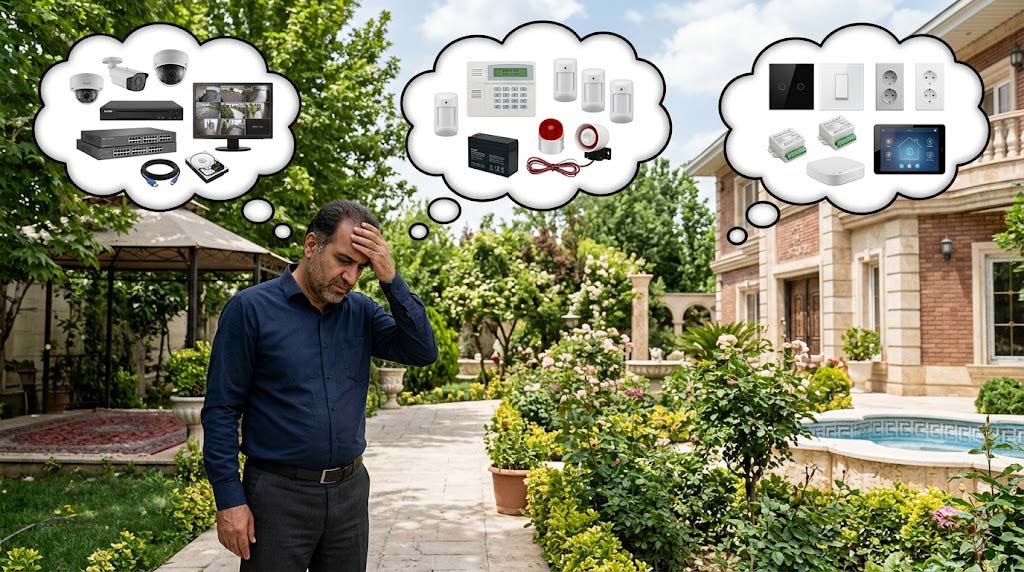 تابلوی ECOBOX مدل EX4PLUS 1 سیستم دزدگیر و دوربین