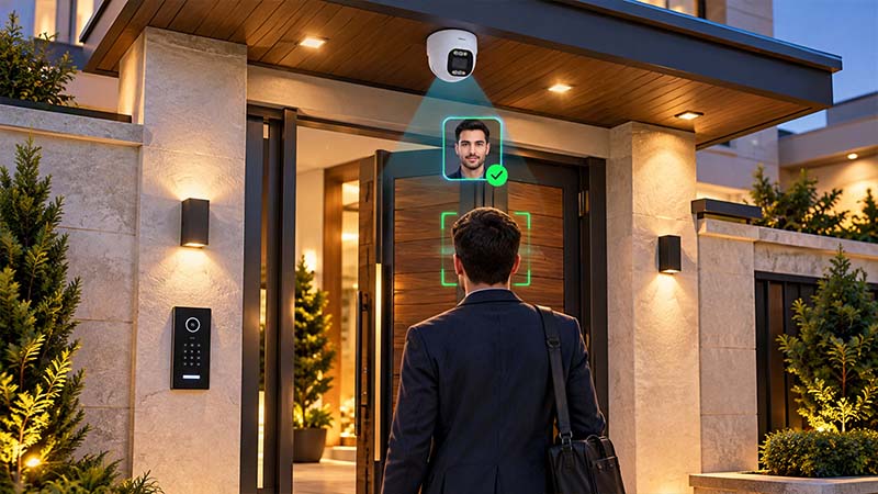 تابلوی ECOBOX مدل EX4PLUS 3 باز شدن درب با تشخیص چهره