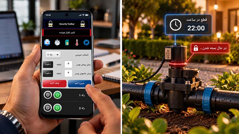 تابلوی ECOBOX مدل EX4PLUS 7 تایمر بندی